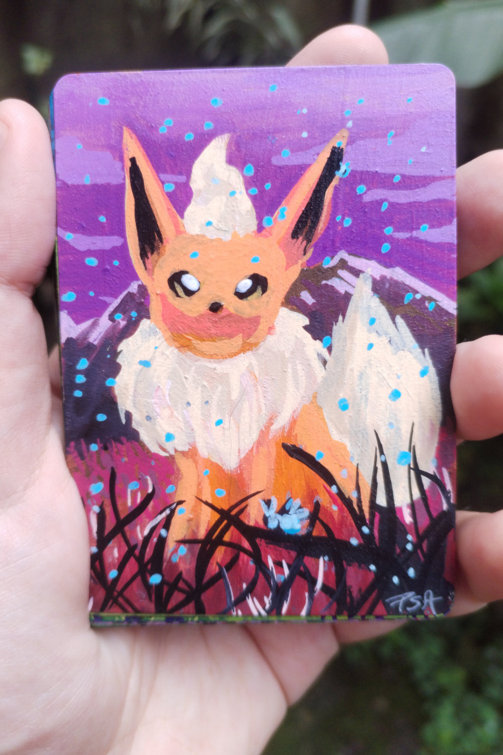 Flareon — Alt Art Card · Intervención Completa