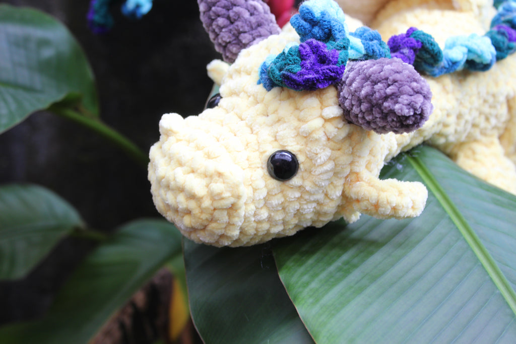 Dragón Amarillo — Amigurumi de Diseño