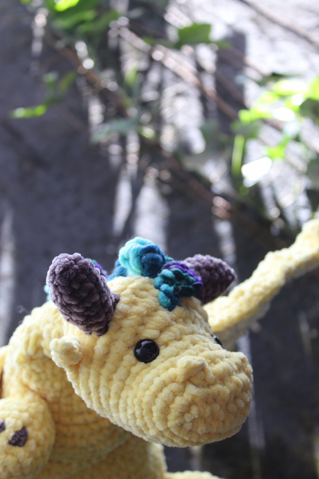 Dragón Amarillo — Amigurumi de Diseño