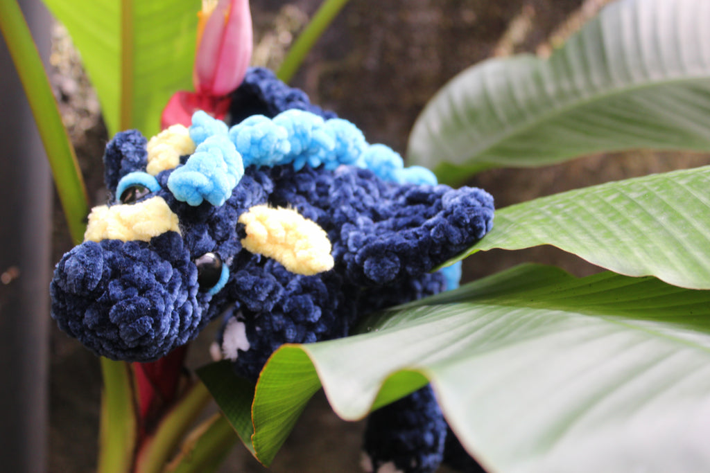 Dark Blue Dragon — Designer Amigurumi