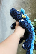 Dark Blue Dragon — Designer Amigurumi