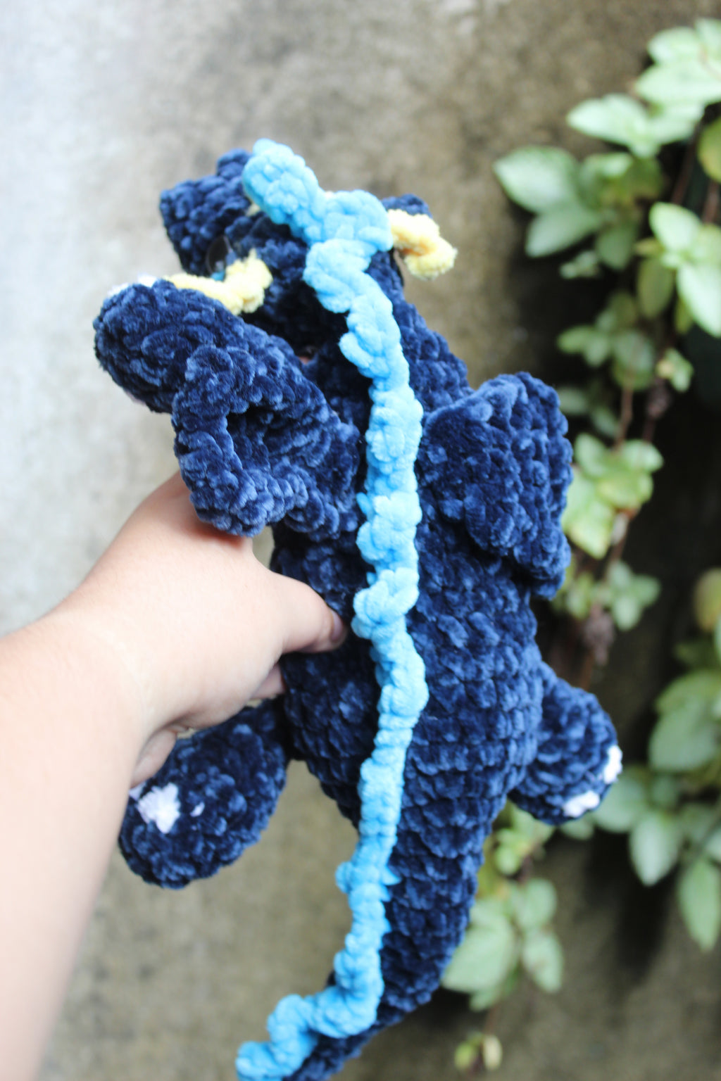 Dark Blue Dragon — Designer Amigurumi