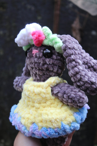 Charcoal Grey Bunny — Designer Amigurumi
