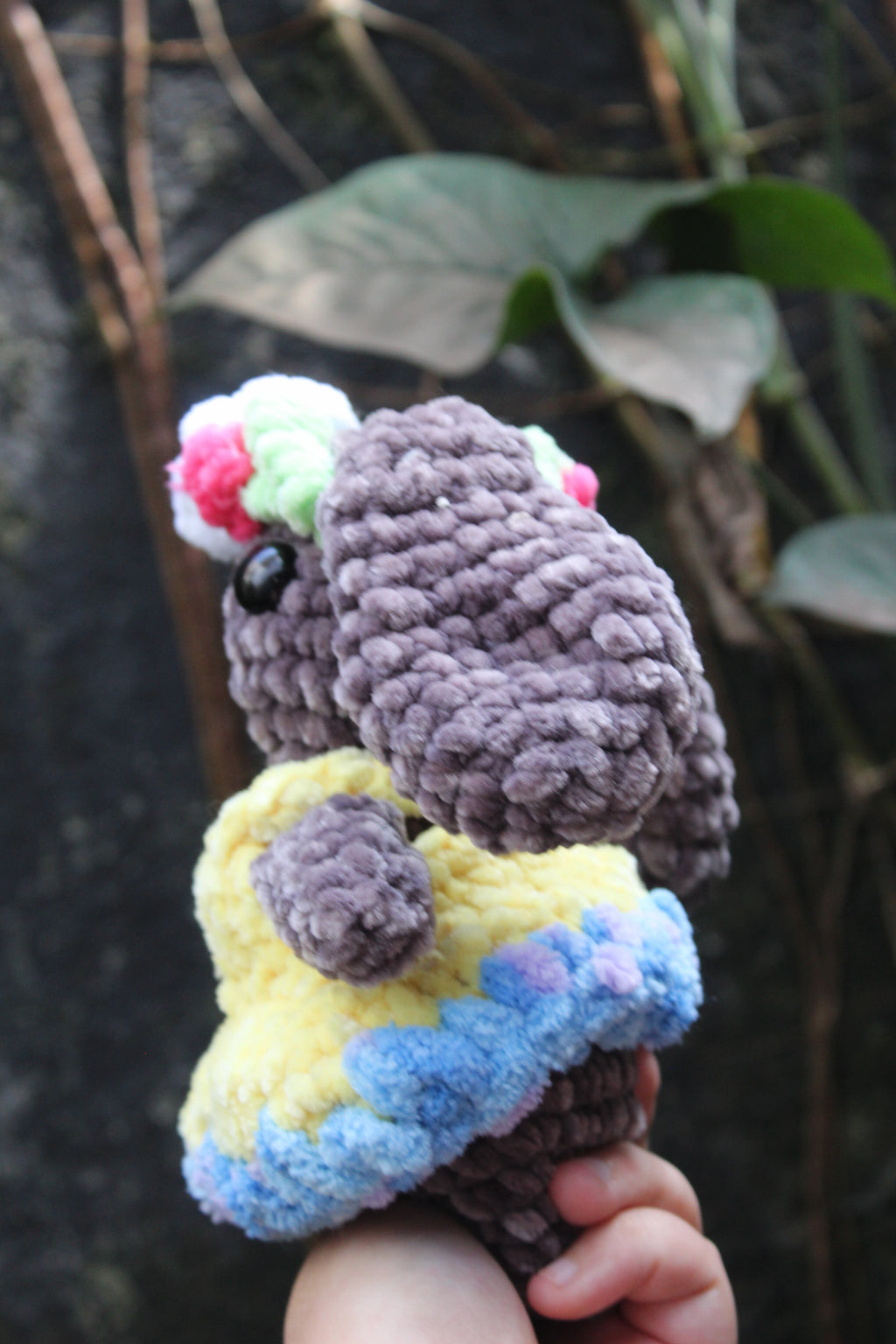 Conejita Gris Carbón — Amigurumi de Diseño