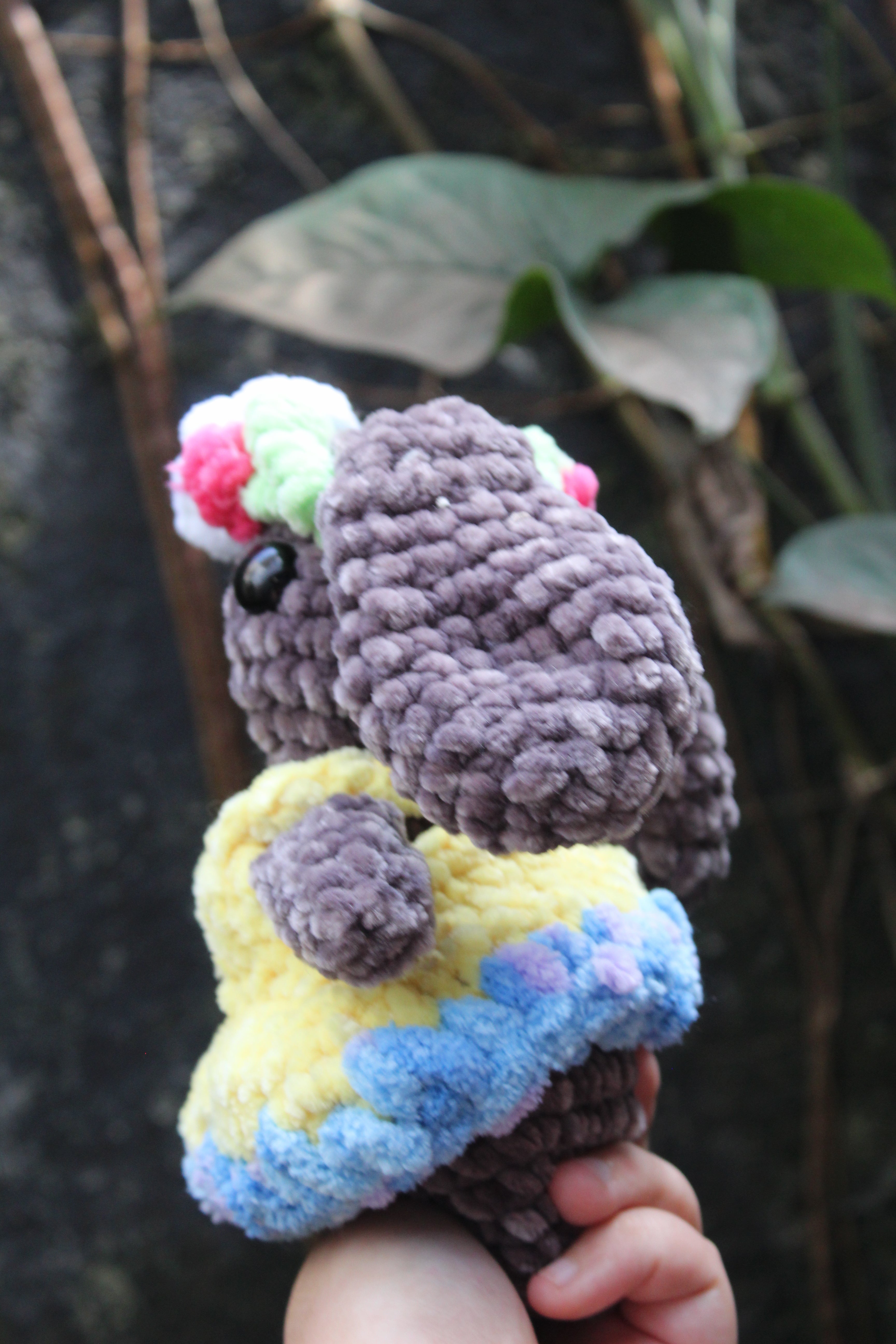 Conejita Gris Carbón — Amigurumi de Diseño