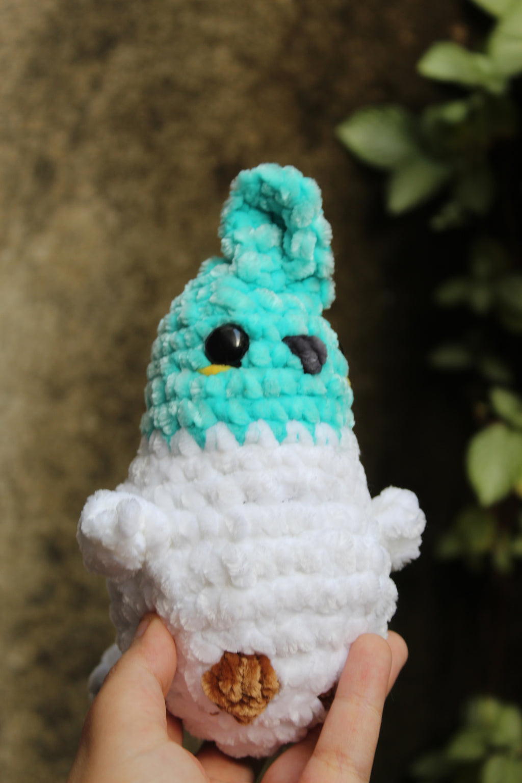 Pajarito Copetón — Amigurumi de Diseño
