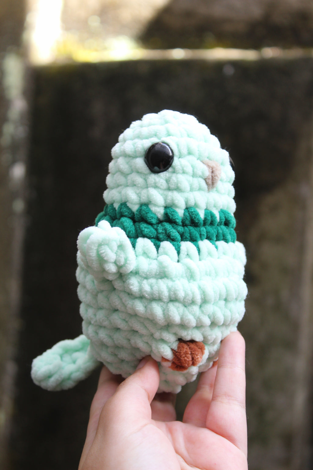 Pajarito Verde — Amigurumi de Diseño