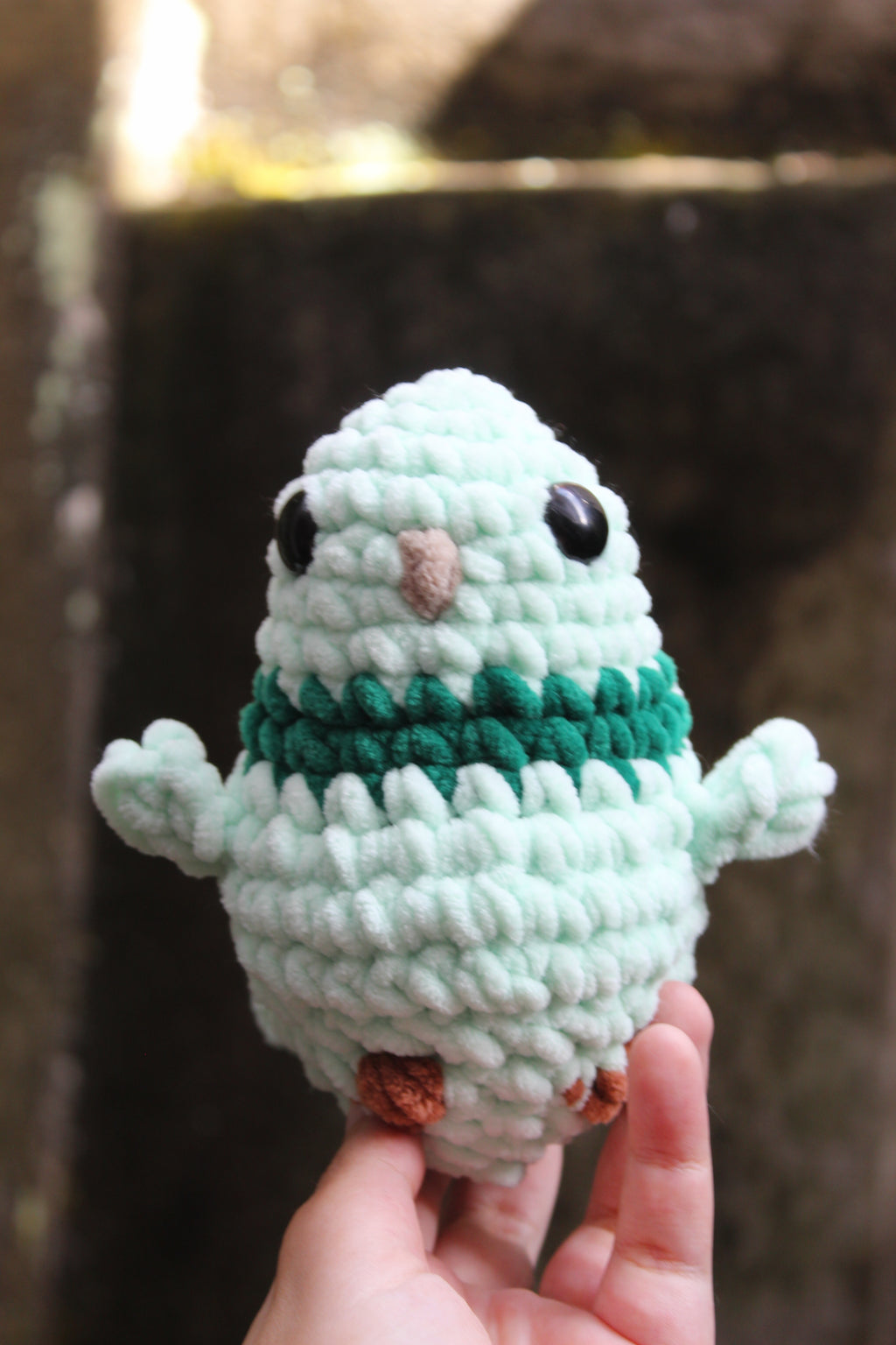 Pajarito Verde — Amigurumi de Diseño