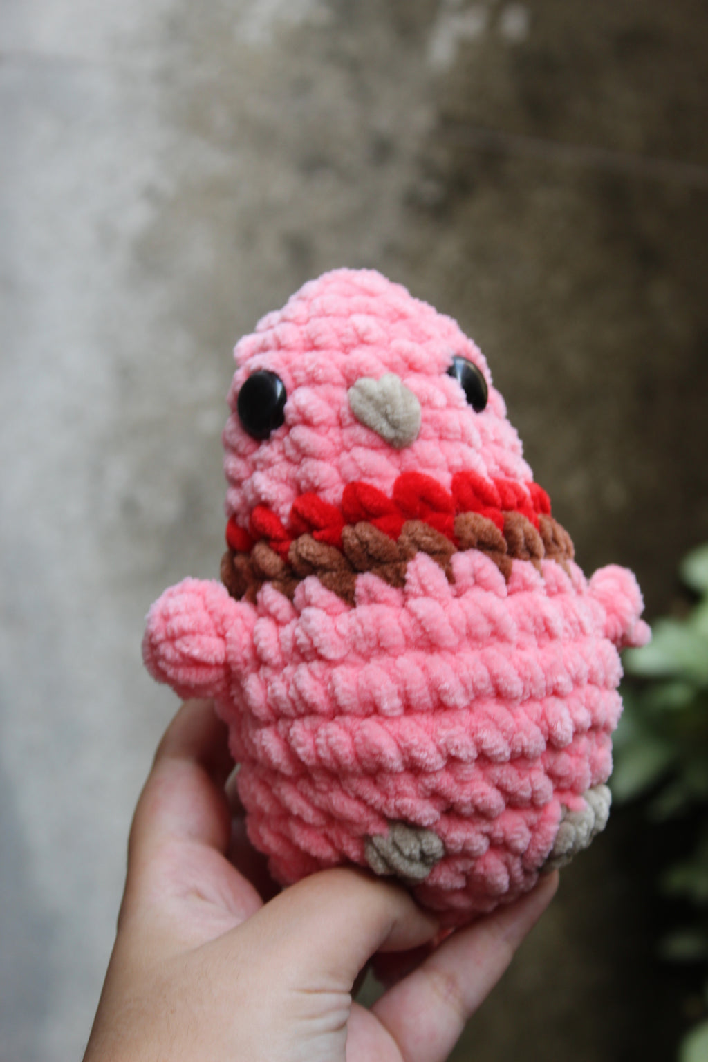 Pajarito Rosa — Amigurumi de Diseño