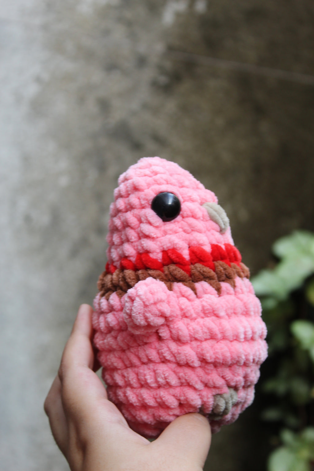 Pajarito Rosa — Amigurumi de Diseño