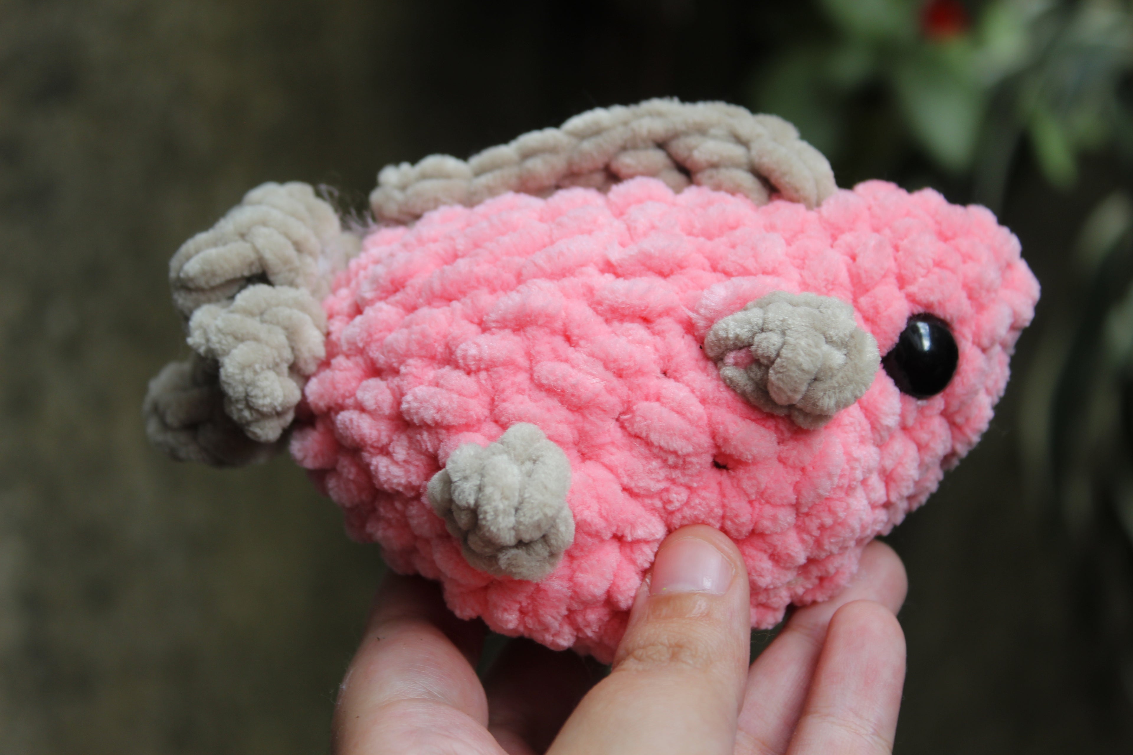 Pececito Rosado — Amigurumi de Diseño