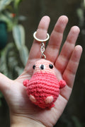 Llavero Pajarito Flamingo — Amigurumi