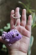 Llavero Pececito Morado — Amigurumi