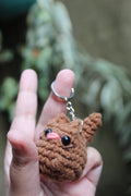 Llavero Gatito Café — Amigurumi