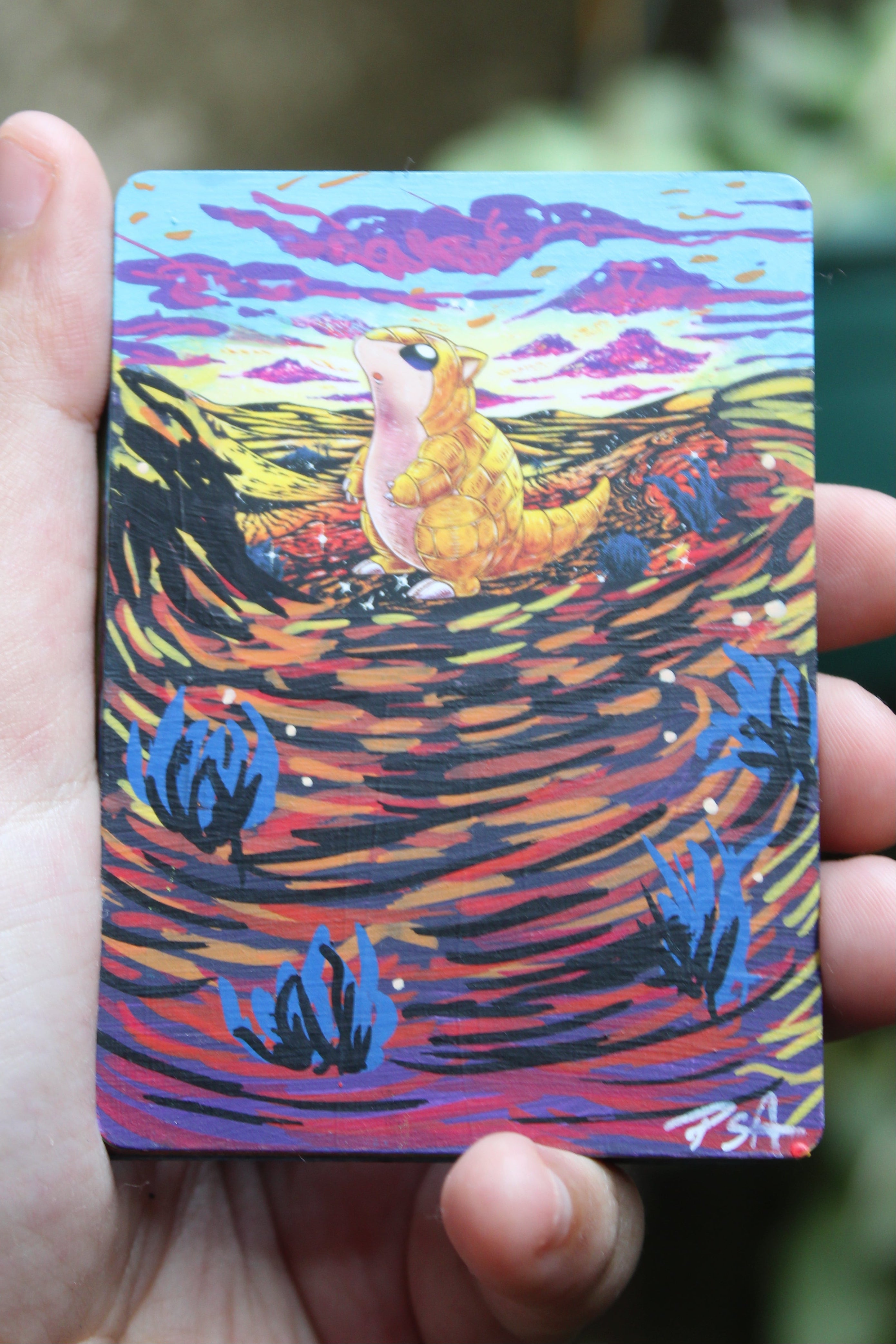 Sandshrew — Alt Art Card · Extensión de Arte