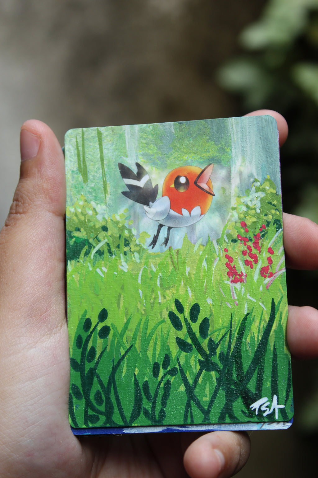 Fletchling — Alt Art Card · Extensión de Arte