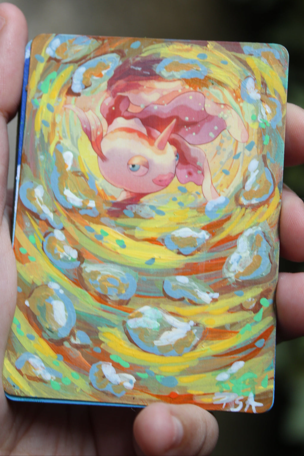 Goldeen — Alt Art Card · Extensión de Arte