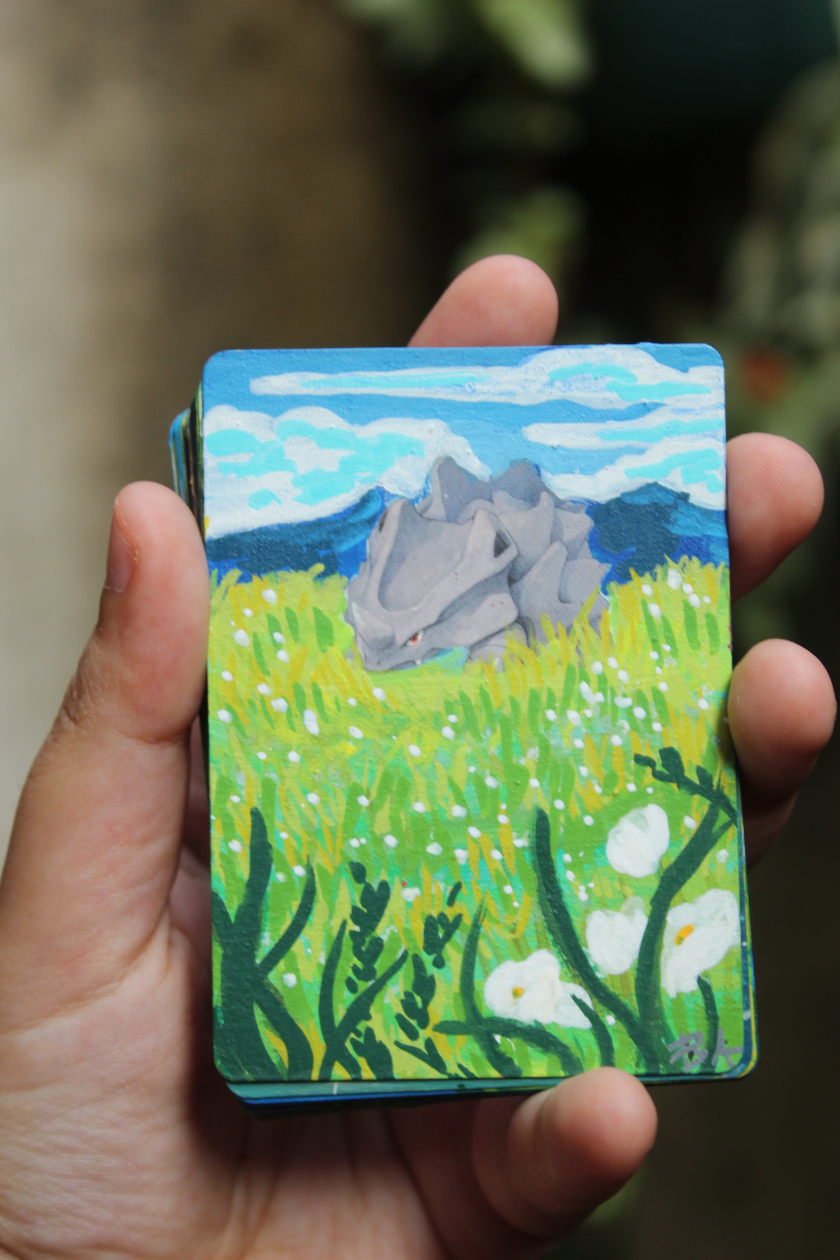 Rhyhorn — Alt Art Card · Extensión de Arte