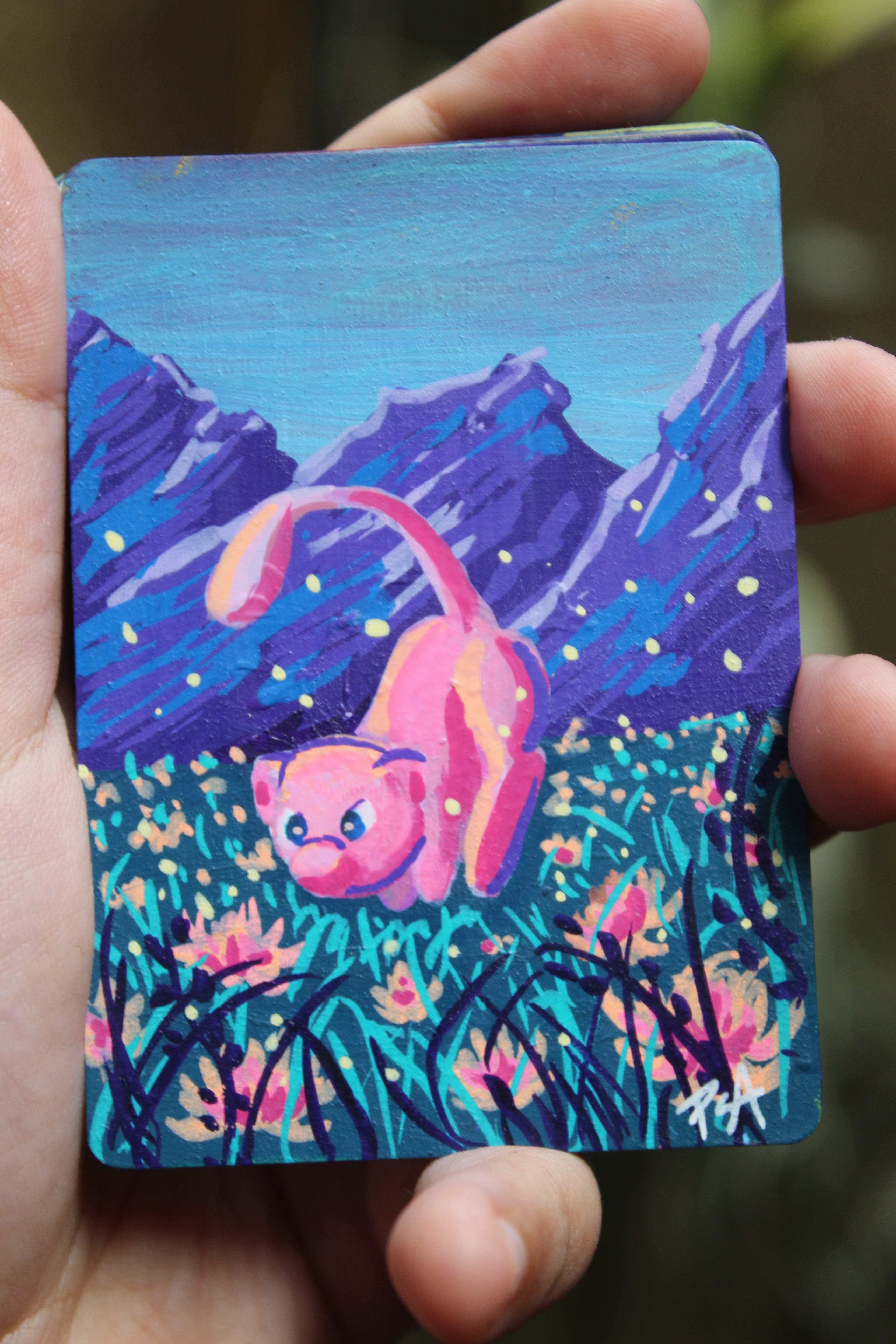 Mew — Alt Art Card · Intervención Completa