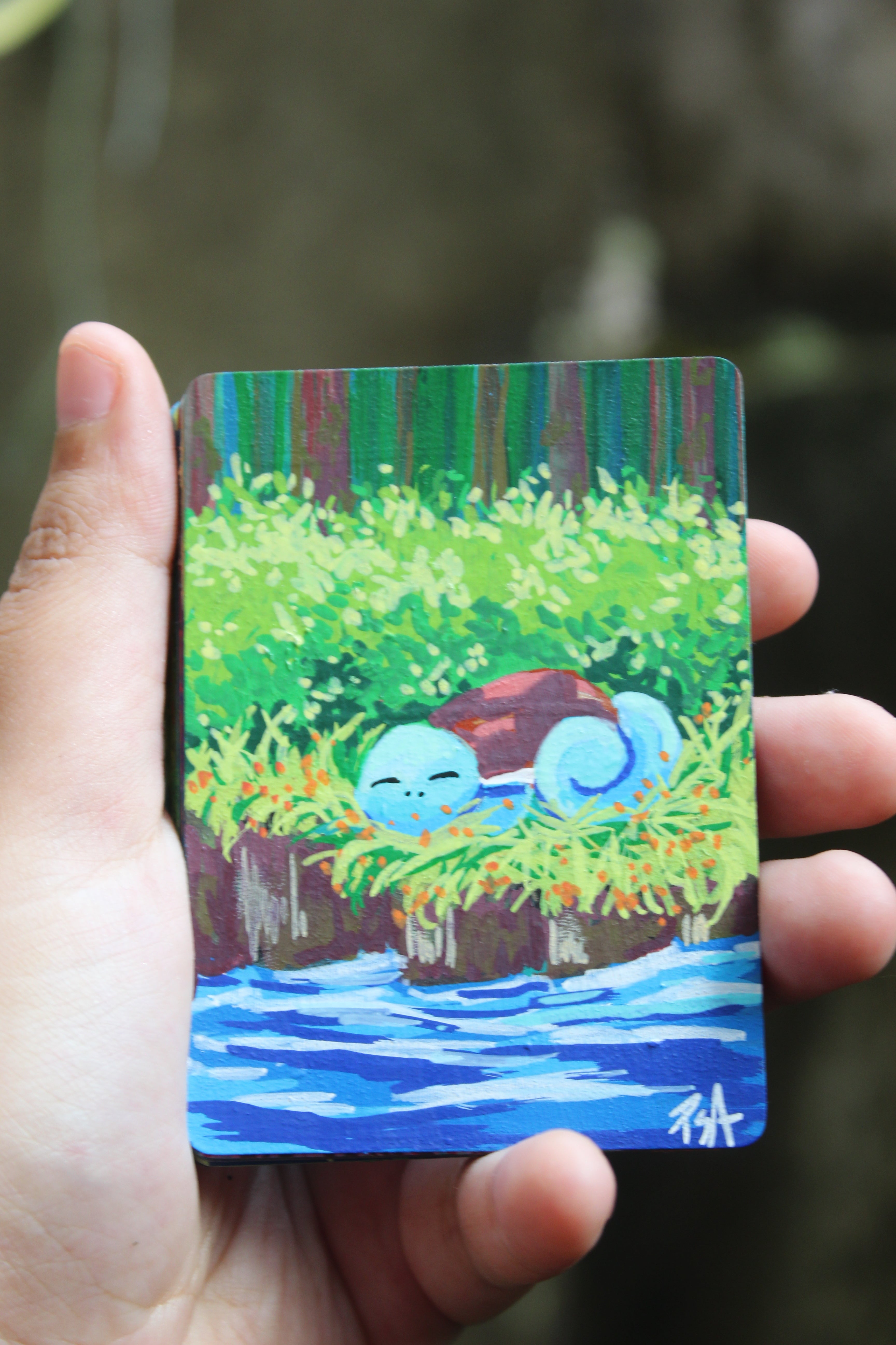 Squirtle — Alt Art Card · Intervención Completa