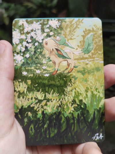 Leafeon — Alt Art Card · Art Extension