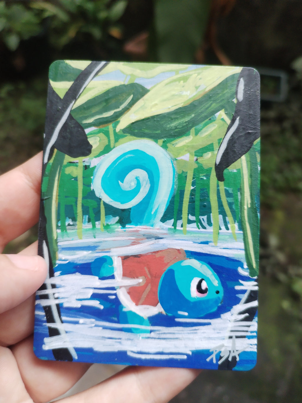 Squirtle No. 2 — Alt Art Card · Full Art Alteration