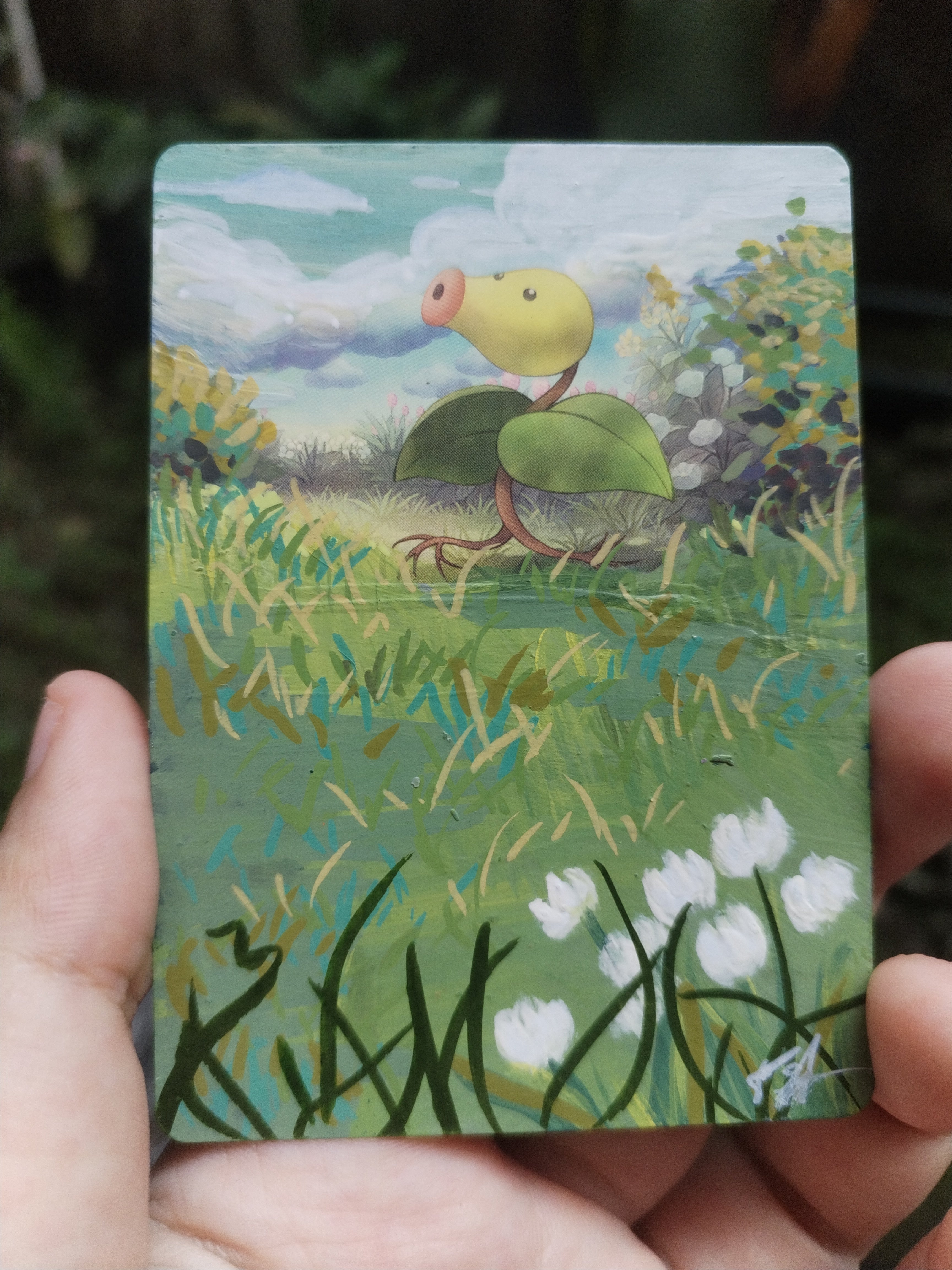 Bellsprout — Alt Art Card · Extensión de Arte