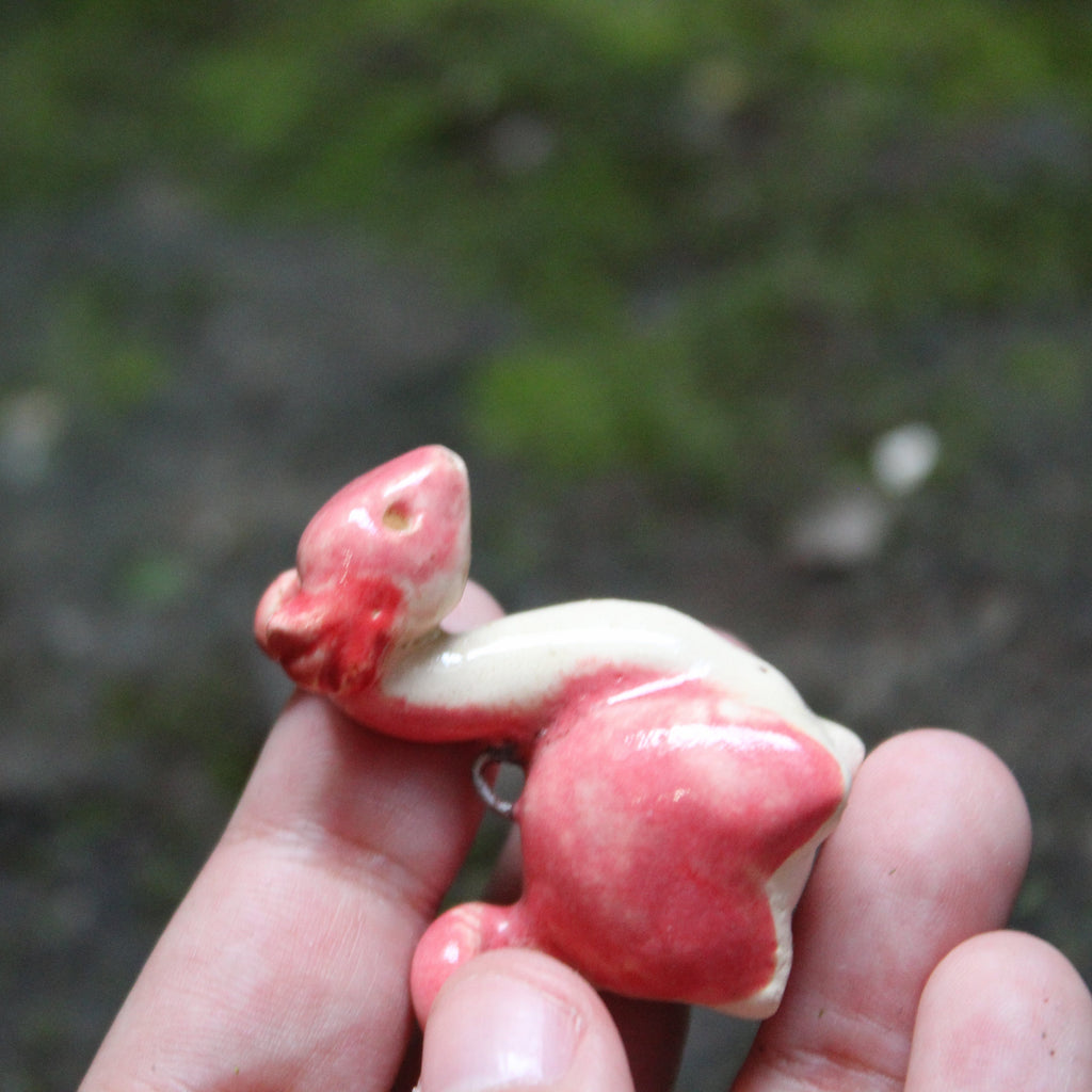 Dije Dinosaurio Cuello Largo II — Cerámica Artesanal