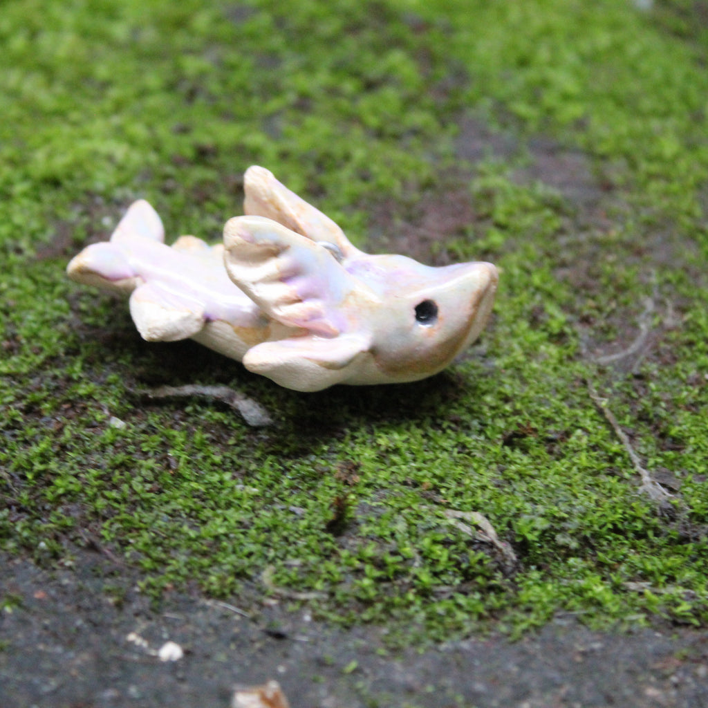 Dije Ballena Alada II — Cerámica Artesanal
