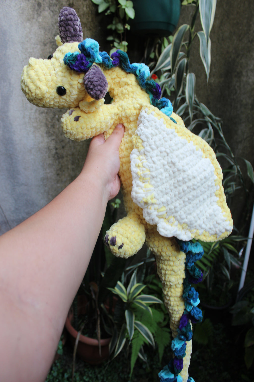 Dragón Amarillo — Amigurumi de Diseño